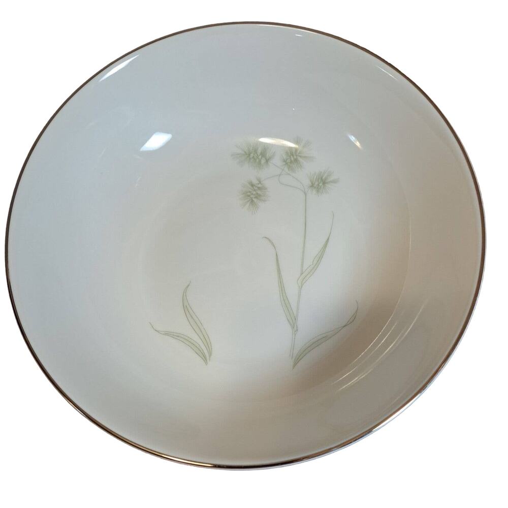 Vintage 40s-60s MCM Vita Craft Bavarian China Greenbriar Serving Bowl White